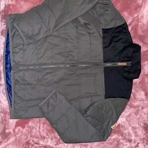 Gerry Puffer Coat gray/black inner blue